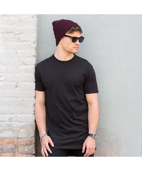 Plain t-shirt with dipped hem Longline SF 140 GSM